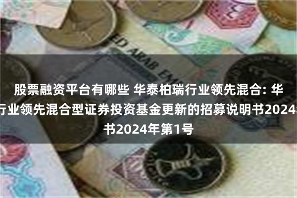 股票融资平台有哪些 华泰柏瑞行业领先混合: 华泰柏瑞行业领先混合型证券投资基金更新的招募说明书2024年第1号