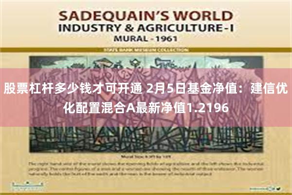 股票杠杆多少钱才可开通 2月5日基金净值：建信优化配置混合A最新净值1.2196