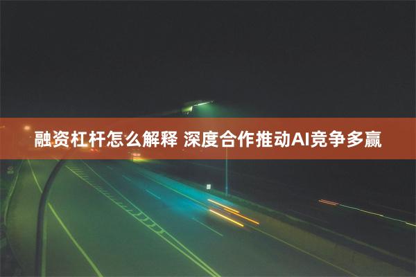 融资杠杆怎么解释 深度合作推动AI竞争多赢